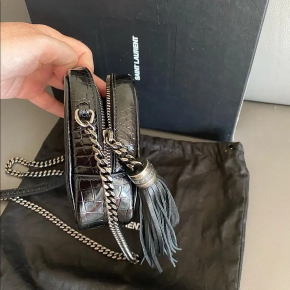 ❌SOLD❌Yves Saint Laurent Mini Lou Croc - Picture 3 of 10